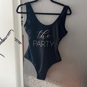 Small “The party” Bachelorette swimsuit